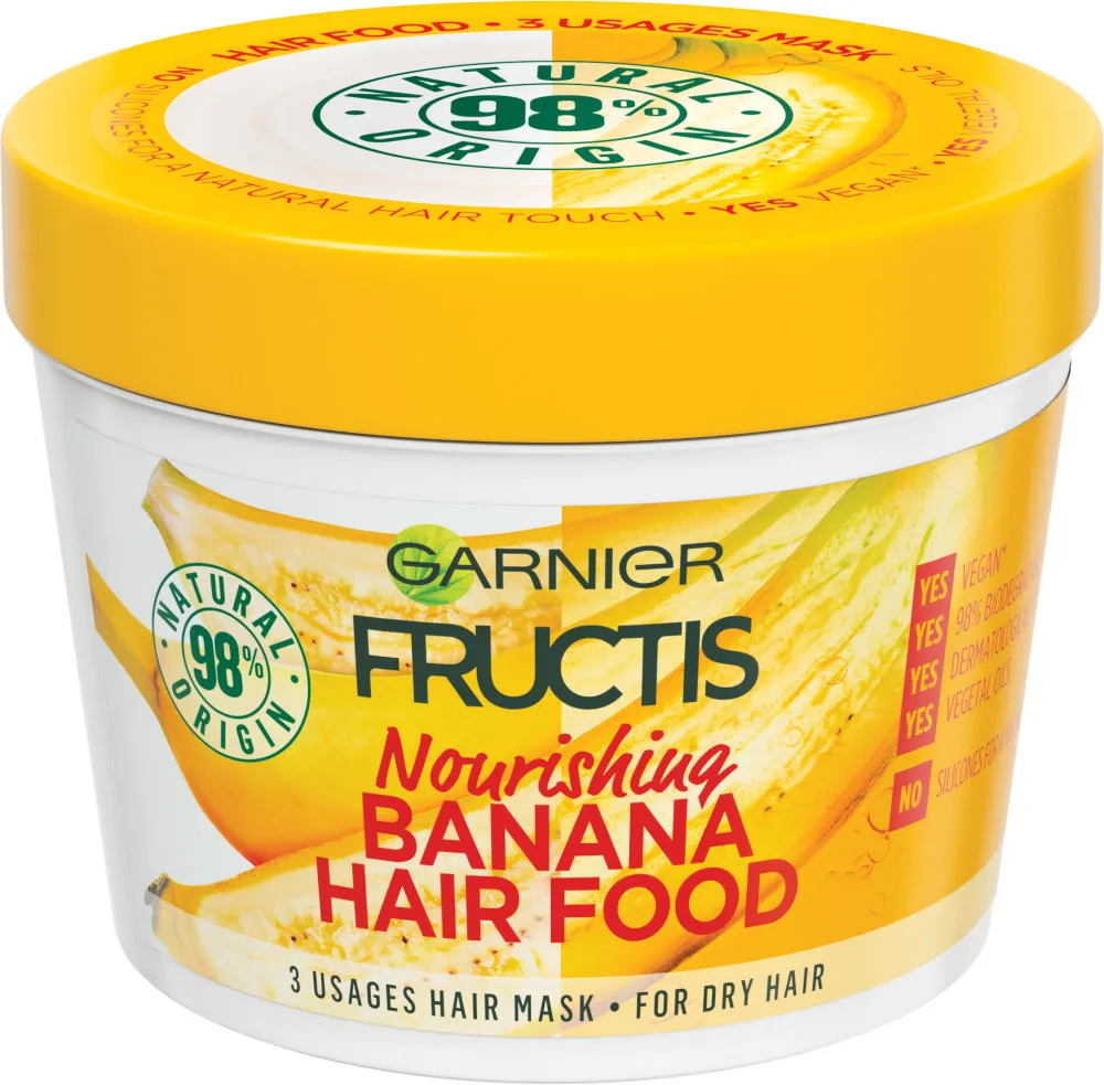 Garnier Fructis - maschera per capelli secchi - Hair Food Banana Mask