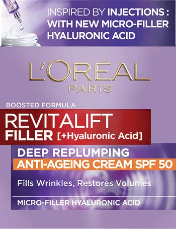 L’Oréal Paris - crema viso SPF50 - Revitalift Filler Face Cream SPF50