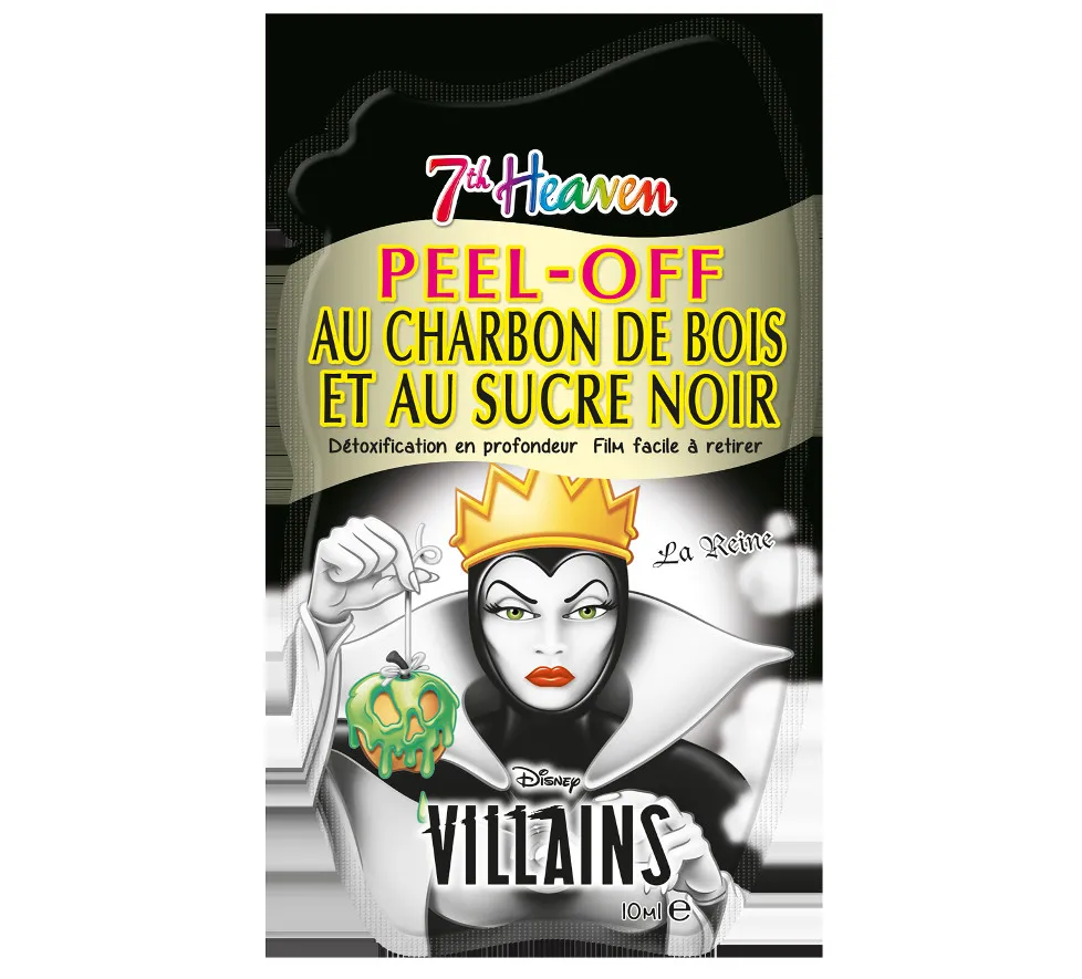 Montagne Jeunesse - maschera viso peel-off - Charcoal & Black Sugar Peel-Off Face Mask - Disney Villains