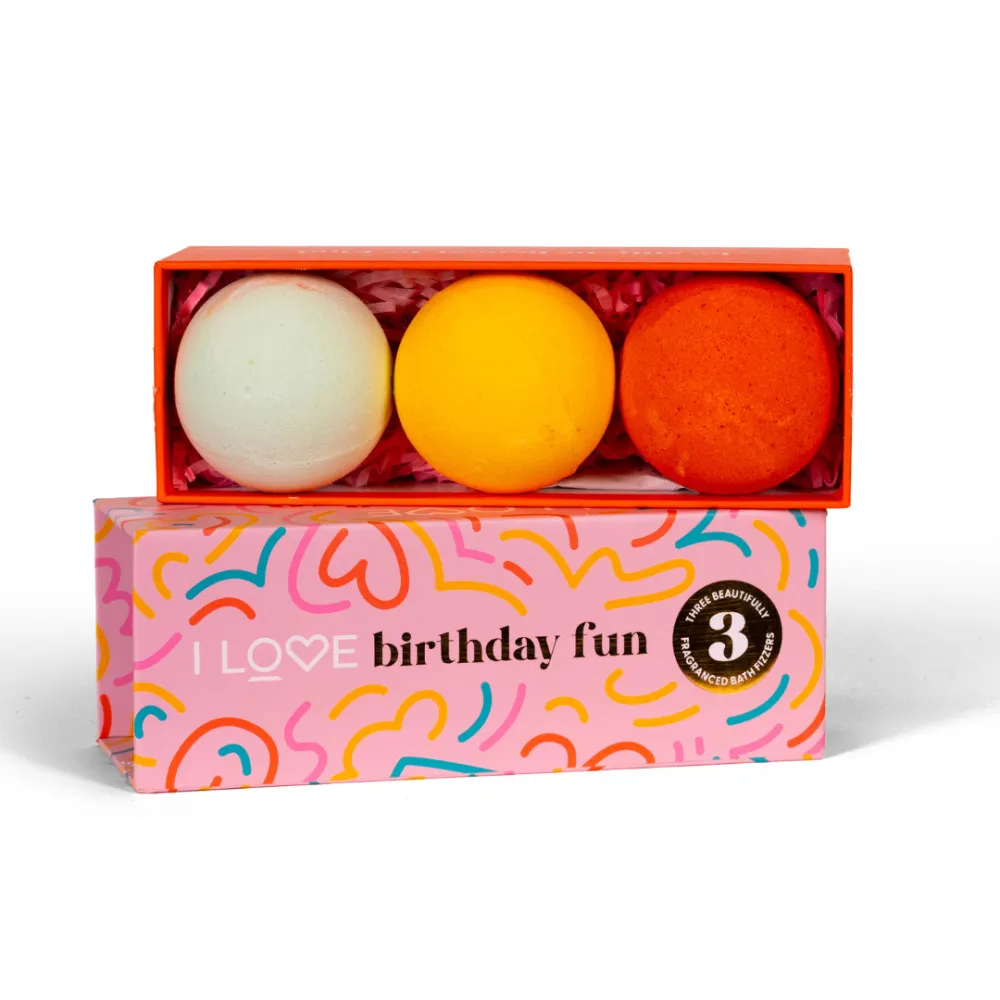 I Love... Cosmetics - bombe da bagno - I Love Special Moments Birthday Fun Fizzers