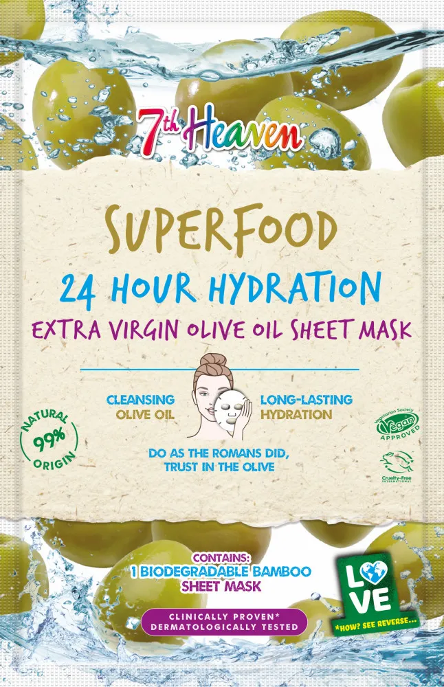 Montagne Jeunesse Superfood Extra Virgin Olive Oil Sheet Mask