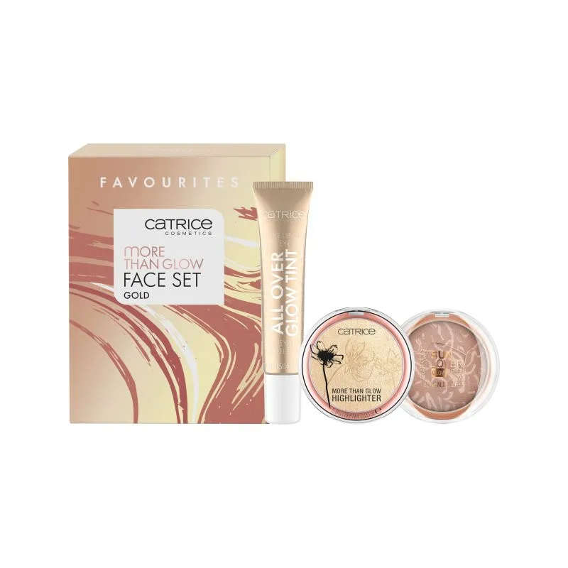 CATRICE-Set viso More Than Glow- More Than Glow Face Set -Oro- Gold