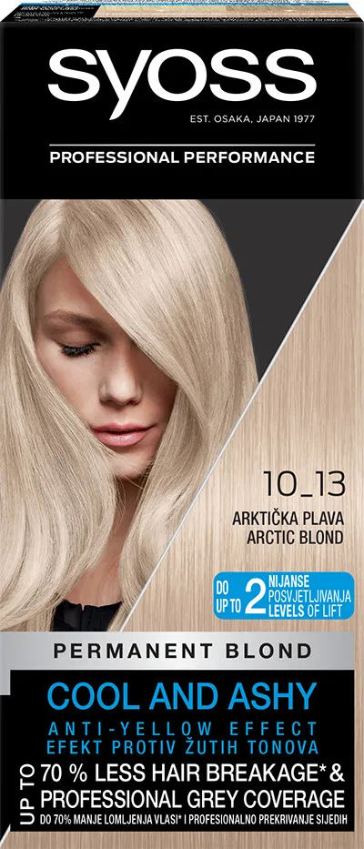 Syoss colore per capelli - Permanent Coloration - 10_13 Artic Blond