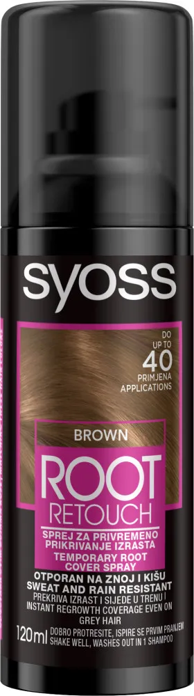 Syoss spray ritocco ricrescita - Root Retoucher - Brown