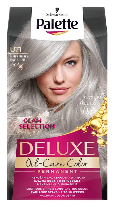 Schwarzkopf Palette colore per capelli - Deluxe - U71 Frosty Silver