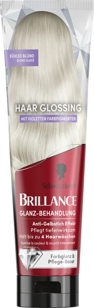 Schwarzkopf Brillance maschera per capelli - Hair Glossing - Cool Blonde