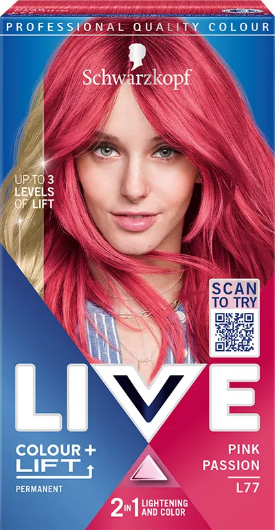 Schwarzkopf colore per i capelli - Live Colour + Lift - L77 Pink Passion