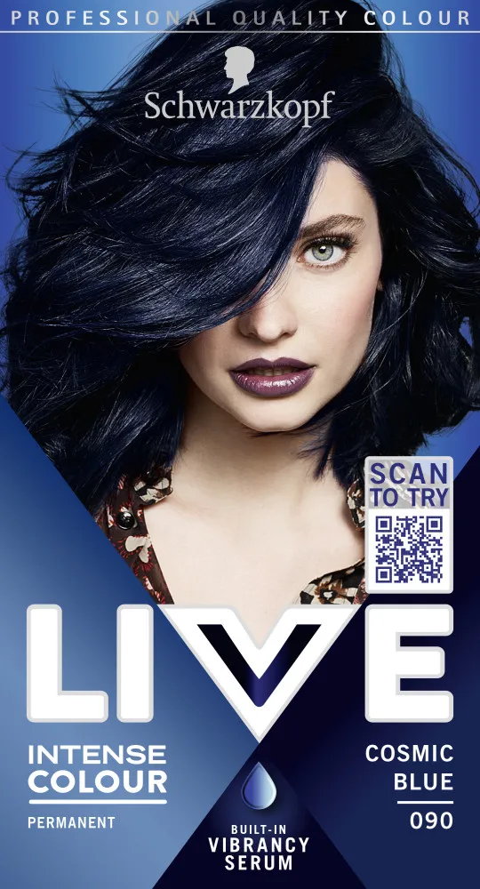 Schwarzkopf colore per i capelli - Live Intense Colour - 090 Cosmic Blue