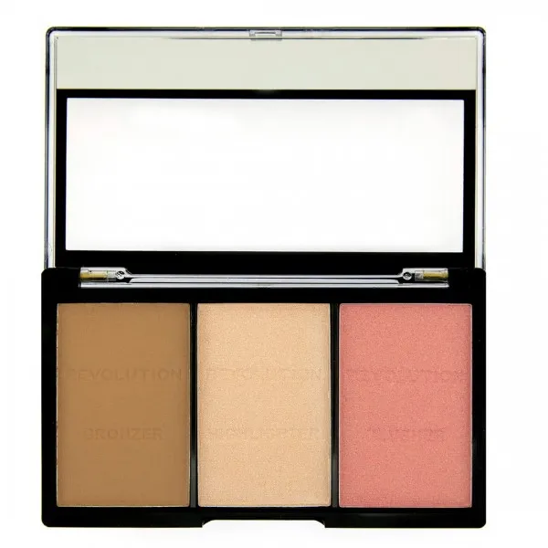 Revolution palette per il contouring del viso - Sculpt and Contour Ultra Brightening Contour Kit - Ultra Fair C01